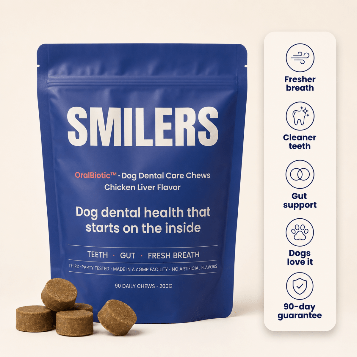 Smilers OralBiotic™ Dental Soft Chews - Smilers