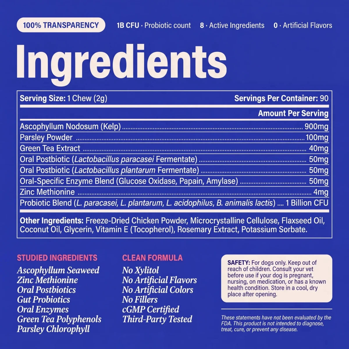 Smilers OralBiotic™ Dental Soft Chews - Smilers